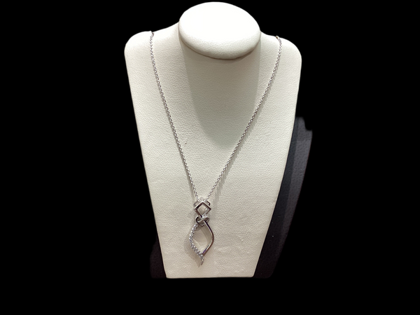 Jordan Jewelers 14kt gold Natural diamond necklace 0.12 Ctw