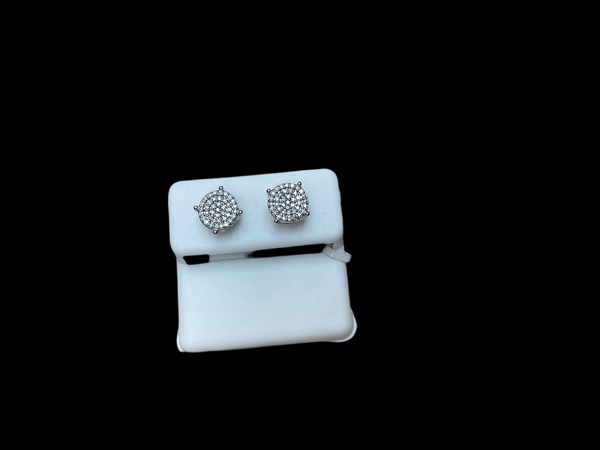 Jordan Jewelers 10 kt Gold Earrings Natural Diamonds 0.25 Ctw