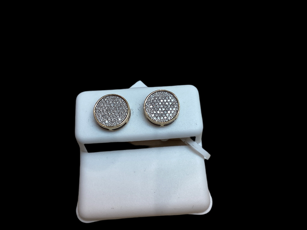 Jordan Jewelers 10 kt Gold Earrings Natural Diamonds 0.22 Ctw