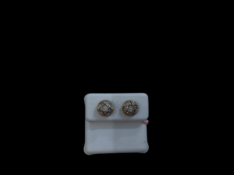 Jordan Jewelers 10 kt Gold Earrings Natural Diamonds 0.20 Ctw