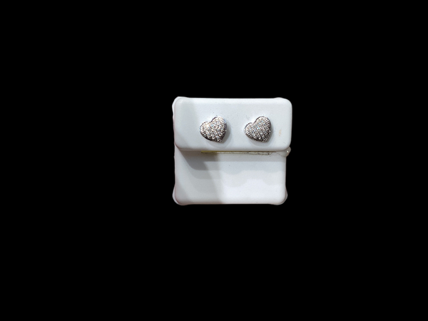 Jordan Jewelers 10 kt Gold Earrings Natural Diamonds 0.10 Ctw
