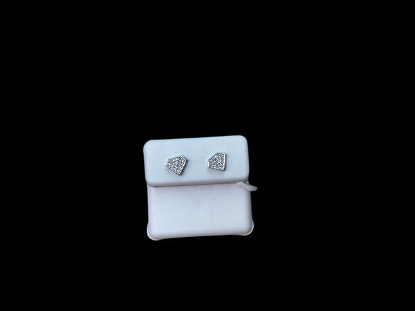 Jordan Jewelers 10 kt Gold Earrings Natural Diamonds 0.09 Ctw