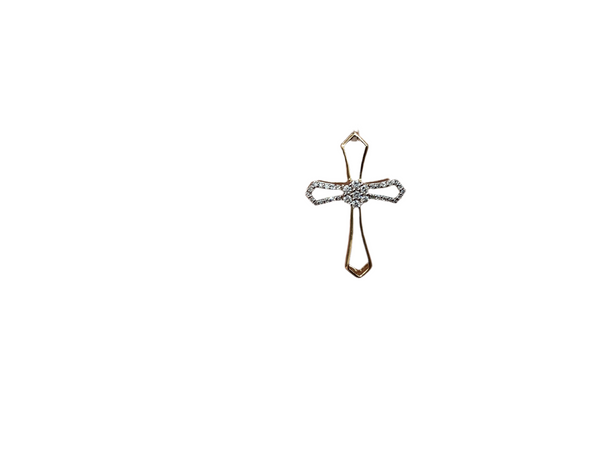 Jordan Jewelers 10kt gold Natural diamond charm 0.15 Ctw