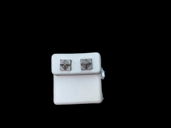 Jordan Jewelers 10 kt Gold Earrings Natural Diamonds 0.15 Ctw