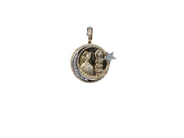 Jordan Jewelers 10kt gold Natural diamond charm 0.75 Ctw