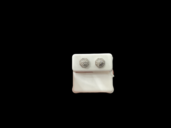 Jordan Jewelers 10 kt Gold Earrings Natural Diamonds 0.17 Ctw