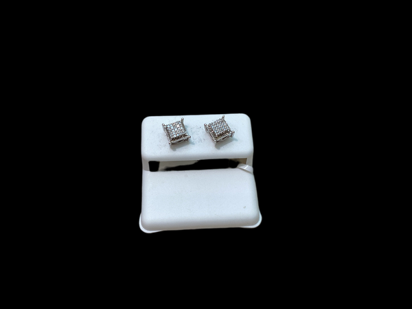 Jordan Jewelers 10 kt Gold Earrings Natural Diamonds 0.15 Ctw