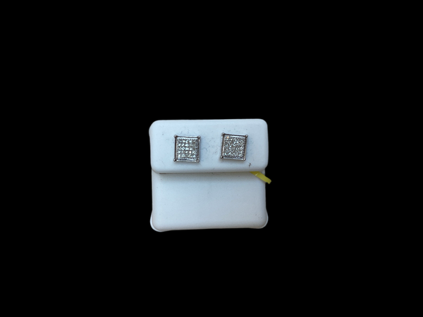 Jordan Jewelers 10 kt Gold Earrings Natural Diamonds 0.15 Ctw