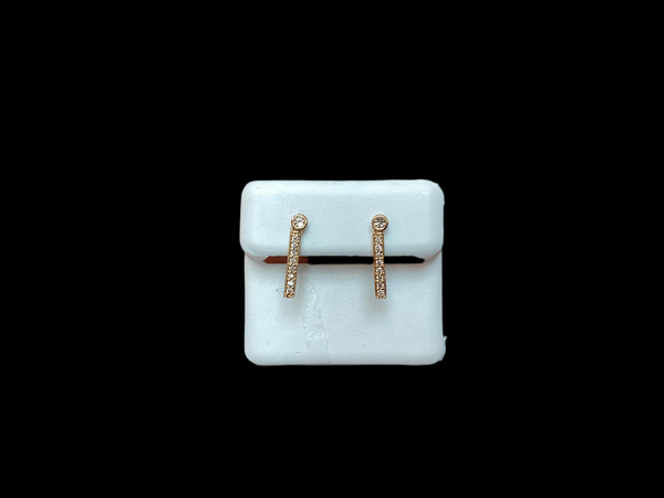 Jordan Jewelers 14 kt Gold Earrings Natural Diamonds 0.23 Ctw