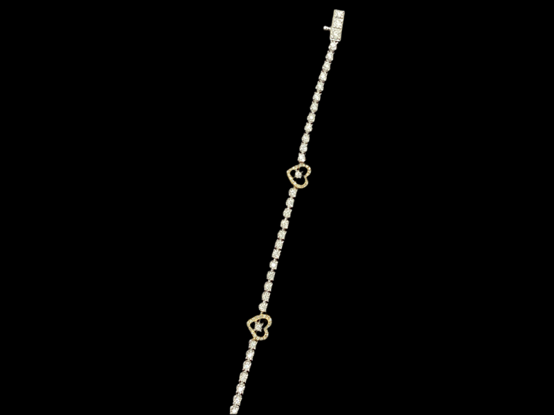 Jordan Jewelers 10kt gold Natural diamond bracelet 1.00 Ctw