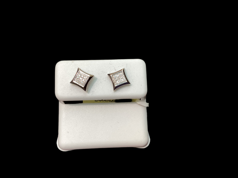 Jordan Jewelers 10 kt Gold Earrings Natural Diamonds 0.05 Ctw
