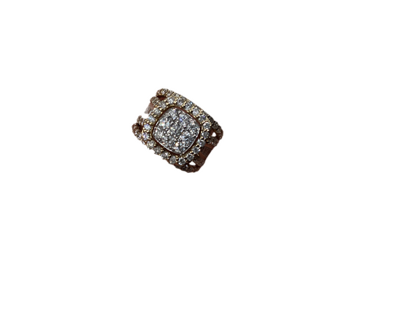 Jordan Jewelers 10 kt gold Natural diamond Ring 2.95 Ctw