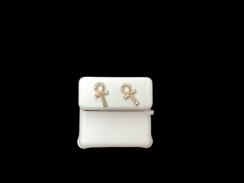 Jordan Jewelers 10 kt Gold Earrings Natural Diamonds 0.16 Ctw