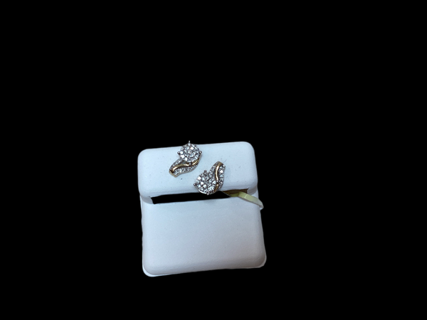 Jordan Jewelers 10 kt Gold Earrings Natural Diamonds 0.23 Ctw