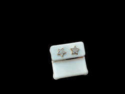 Jordan Jewelers 10 kt Gold Earrings Natural Diamonds 0.10 Ctw