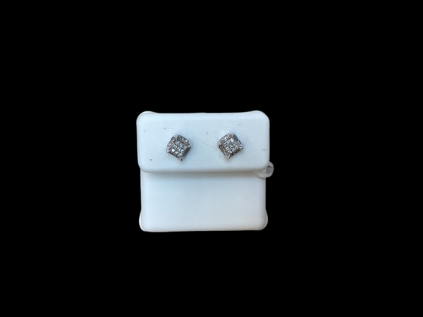 Jordan Jewelers 10 kt Gold Earrings Natural Diamonds 0.10 Ctw