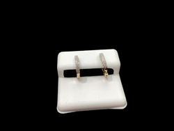 Jordan Jewelers 10 kt Gold Earrings Natural Diamonds 0.10 Ctw