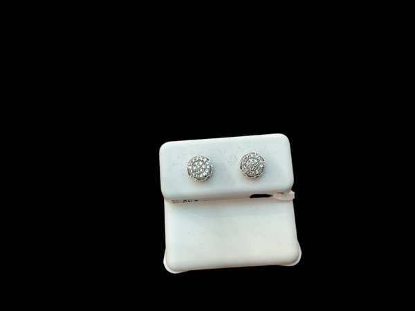 Jordan Jewelers 10 kt Gold Earrings Natural Diamonds0.10 Ctw