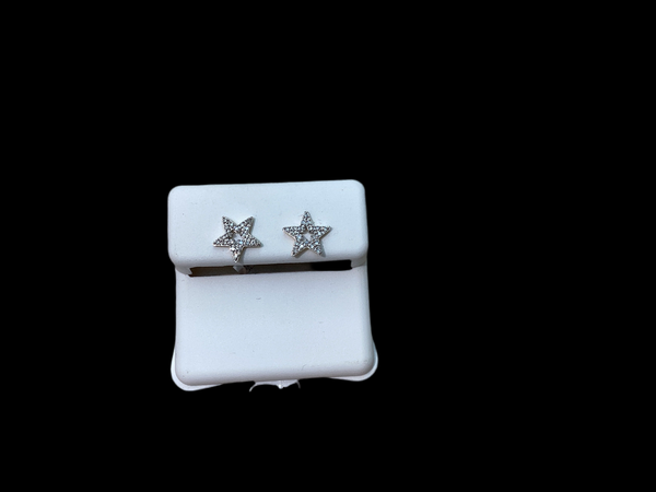 Jordan Jewelers 10 kt Gold Earrings Natural Diamonds 0.10 Ctw