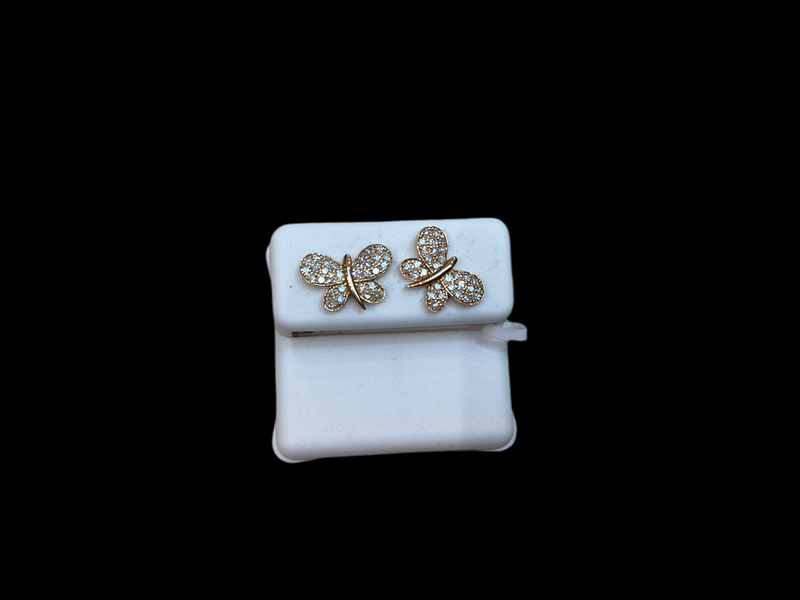 Jordan Jewelers 10 kt Gold Earrings Natural Diamonds 0.43 Ctw