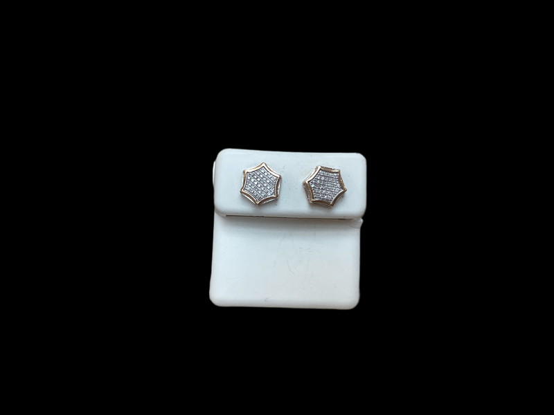 Jordan Jewelers 10 kt Gold Earrings Natural Diamonds 0.25 Ctw