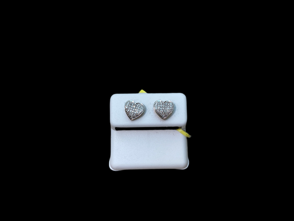 Jordan Jewelers 10 kt Gold Earrings Natural Diamonds 0.15 Ctw