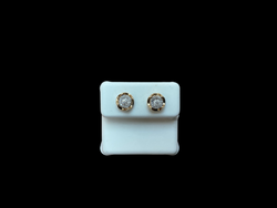 Jordan Jewelers 14 kt Gold Earrings Natural Diamonds 0.14 Ctw