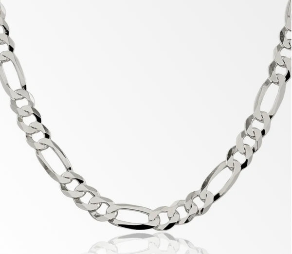 Jordan Jewelers 925 Silver Italy Radium Figaro 4mm 20" $360