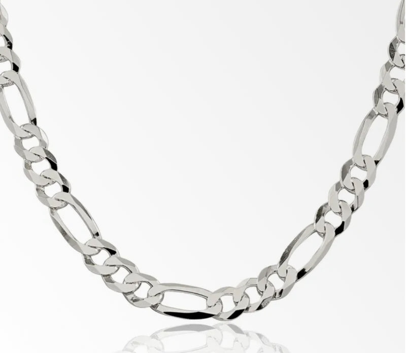 Jordan Jewelers 925 Silver Italy Radium Figaro 4mm 20" $360