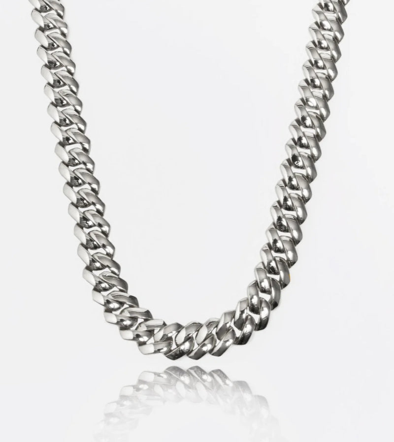 Jordan Jewelers 925 Silver Italy Radium Miami 7.4mm 22" $660