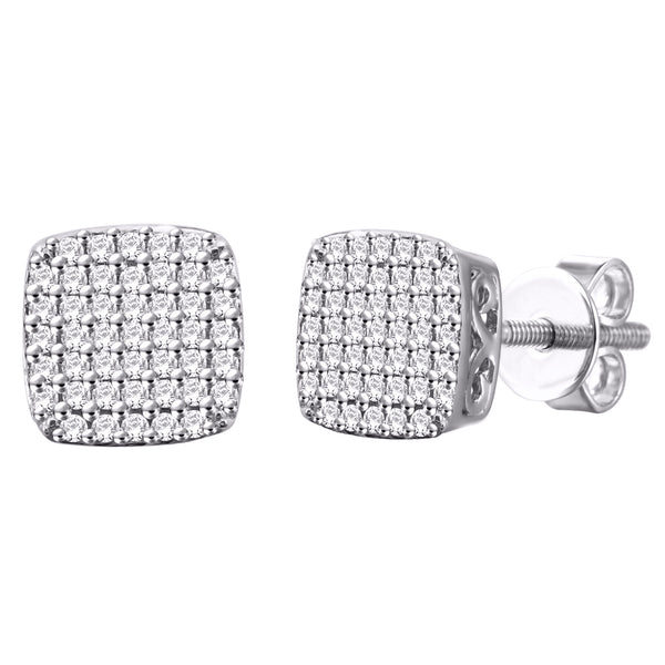 10KT-0.25CTW MPRONG EARRINGS