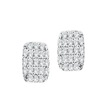 10KT-0.12CTW MPRONG EARRINGS