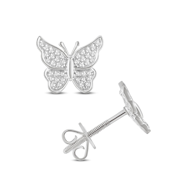 10KT-0.15CTW EARRINGS