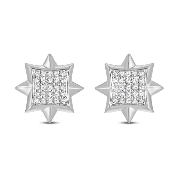 10KT-0.14CTW EARRINGS