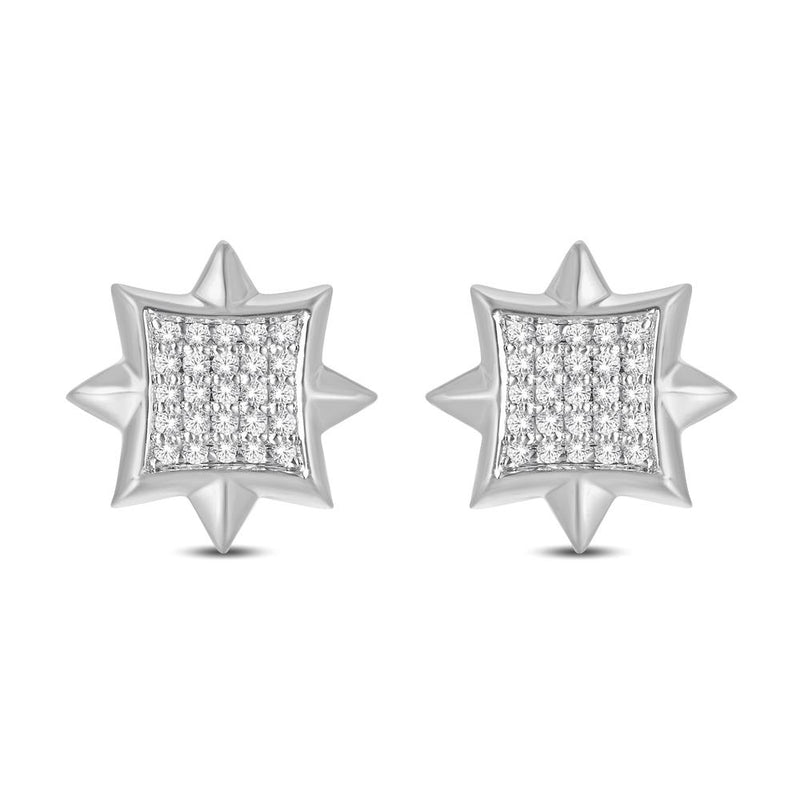 10KT-0.14CTW EARRINGS