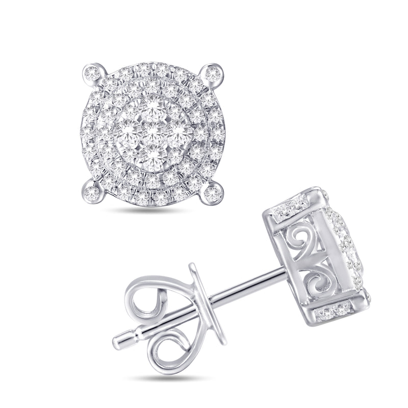 10KT-0.50CTW EARRING