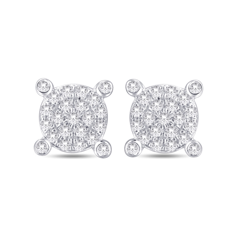 10KT-0.15CTW EARRINGS