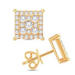 10KT-1.06CTW EARRINGS