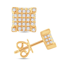 10KT-0.25CTW EARRING