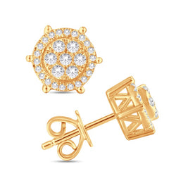 10KT-0.25CTW EARRING