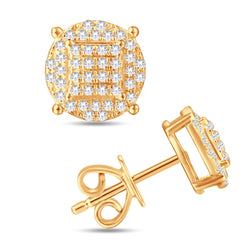 10KT-0.26CTW EARRING