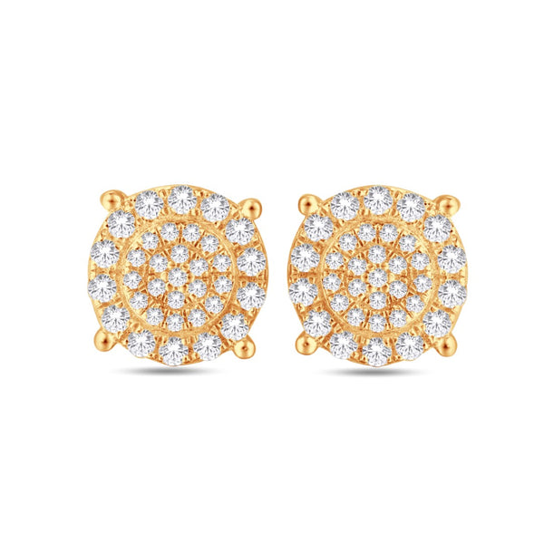 10KT-0.36CTW EARRING