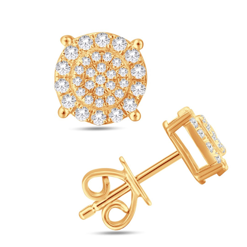 10KT-0.36CTW EARRING