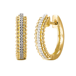 10KT-0.07CTW EARRINGS