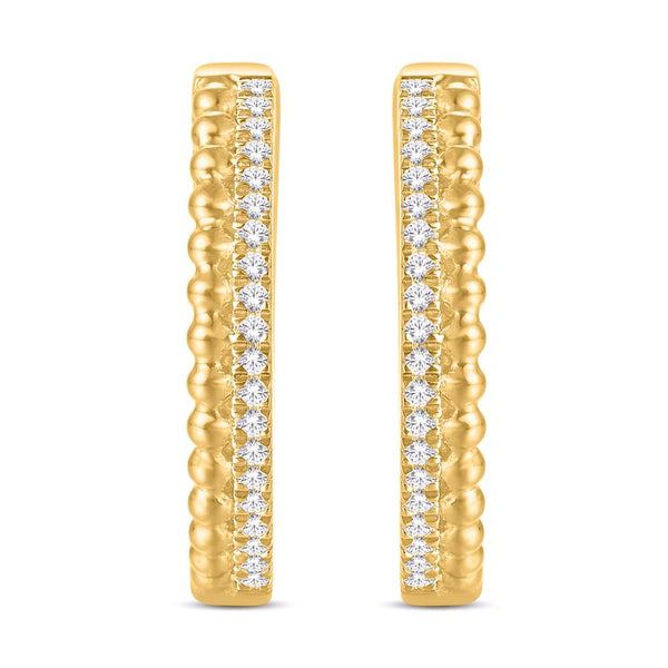 10KT-0.10CTW EARRINGS