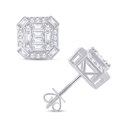 10KT-0.90CTW EARRINGS