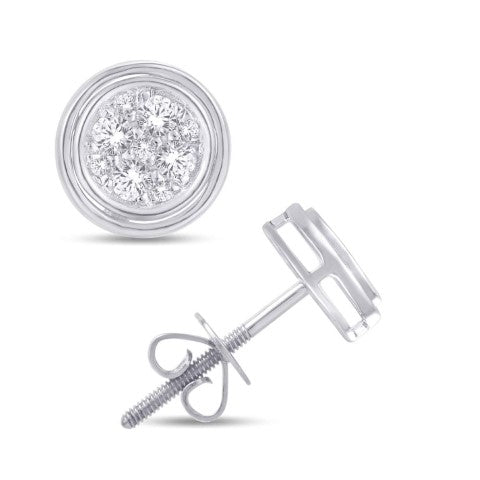 10KT-0.24CTW EARRING