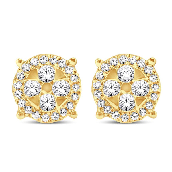 10KT-0.20CTW CARA EARRINGS