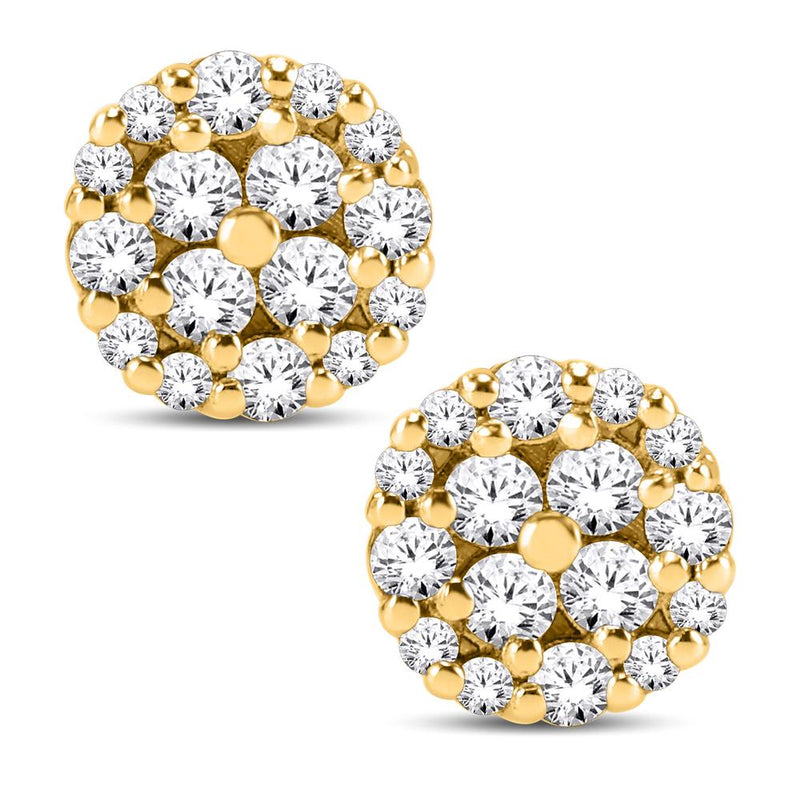 10KT-0.50CTW CARA EARRINGS