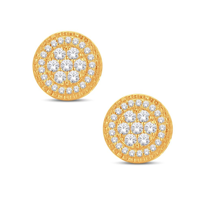 10KT-0.39CTW EARRINGS